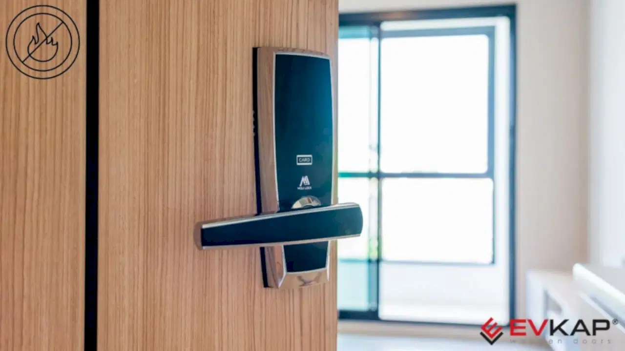 Otel Süitleri için Şık Yangın Dereceli Kapılar