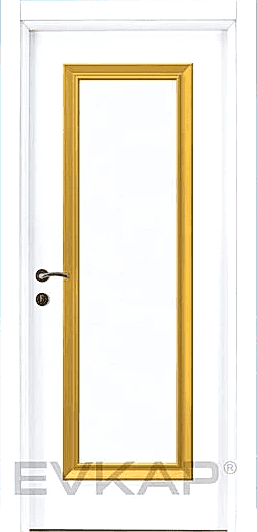 Rustik-404 Beyaz Varak Melamin Kapı