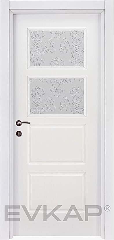 PVC-117 Bute Beyaz Pvc Kapı