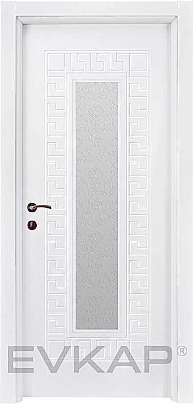 PVC-140 Bute Beyaz Pvc Kapı