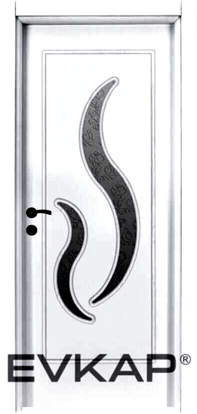 PVC-171 Bute Beyaz Pvc Kapı