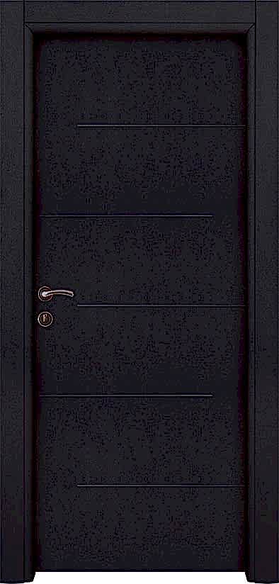 PVC-180 Çizgili Antrasit Pvc Kapı