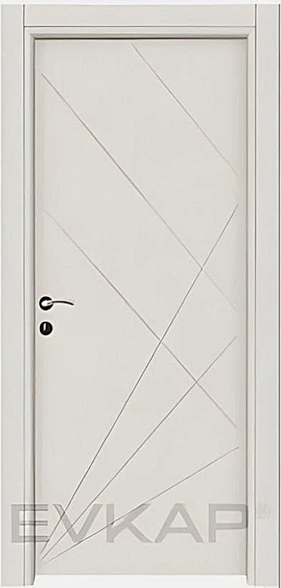 PVC-179 Bute Beyaz Pvc Kapı