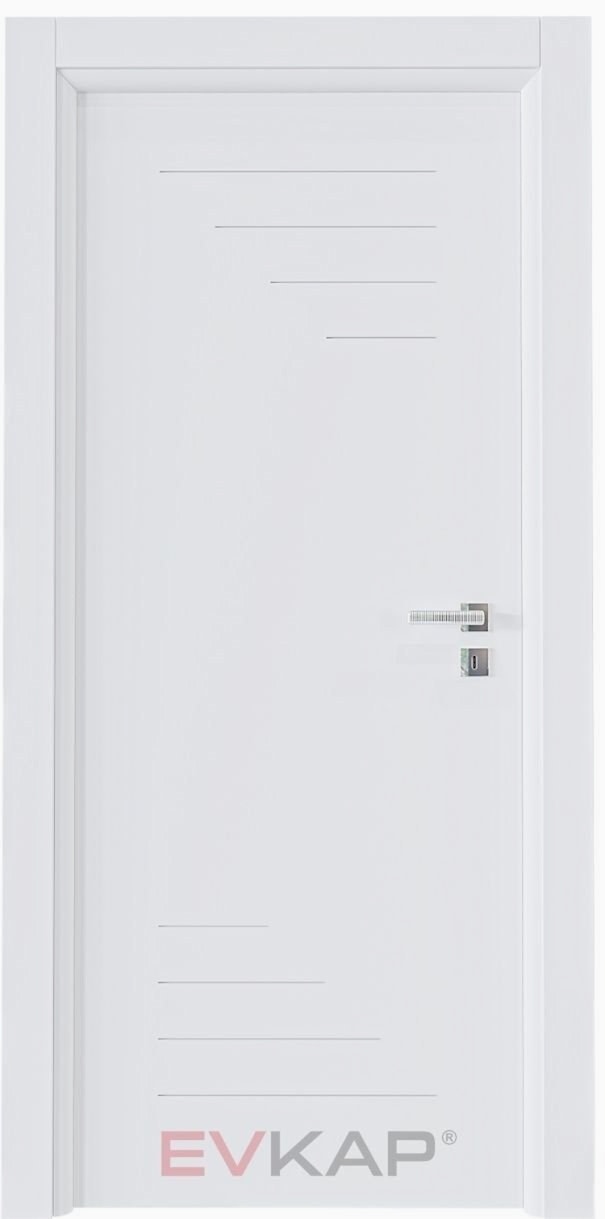 PVC-163 Bute Beyaz Kapı